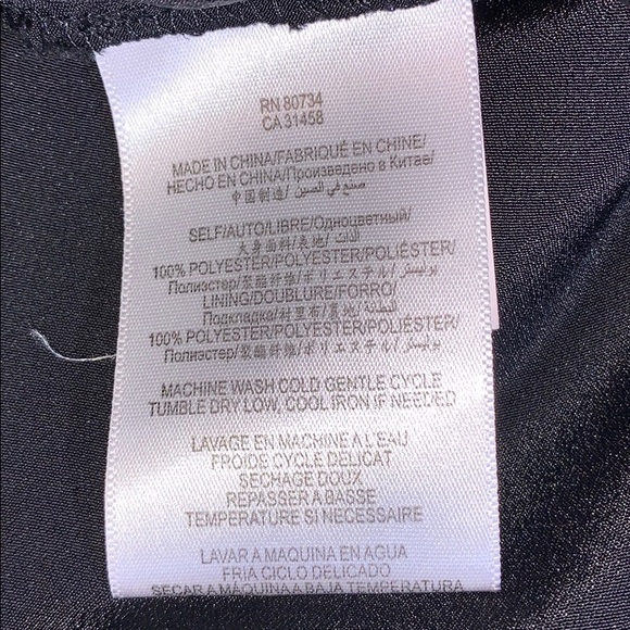 BCBGeneration Black Sparkle High Low dress - Picture 8 of 9